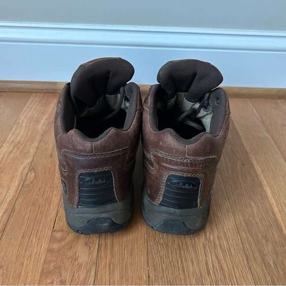 Cabela’s Brown Leather Lace Up Outdoor Work Weatherproof Boots Men’s Size 10.5 - Picture 4 of 7